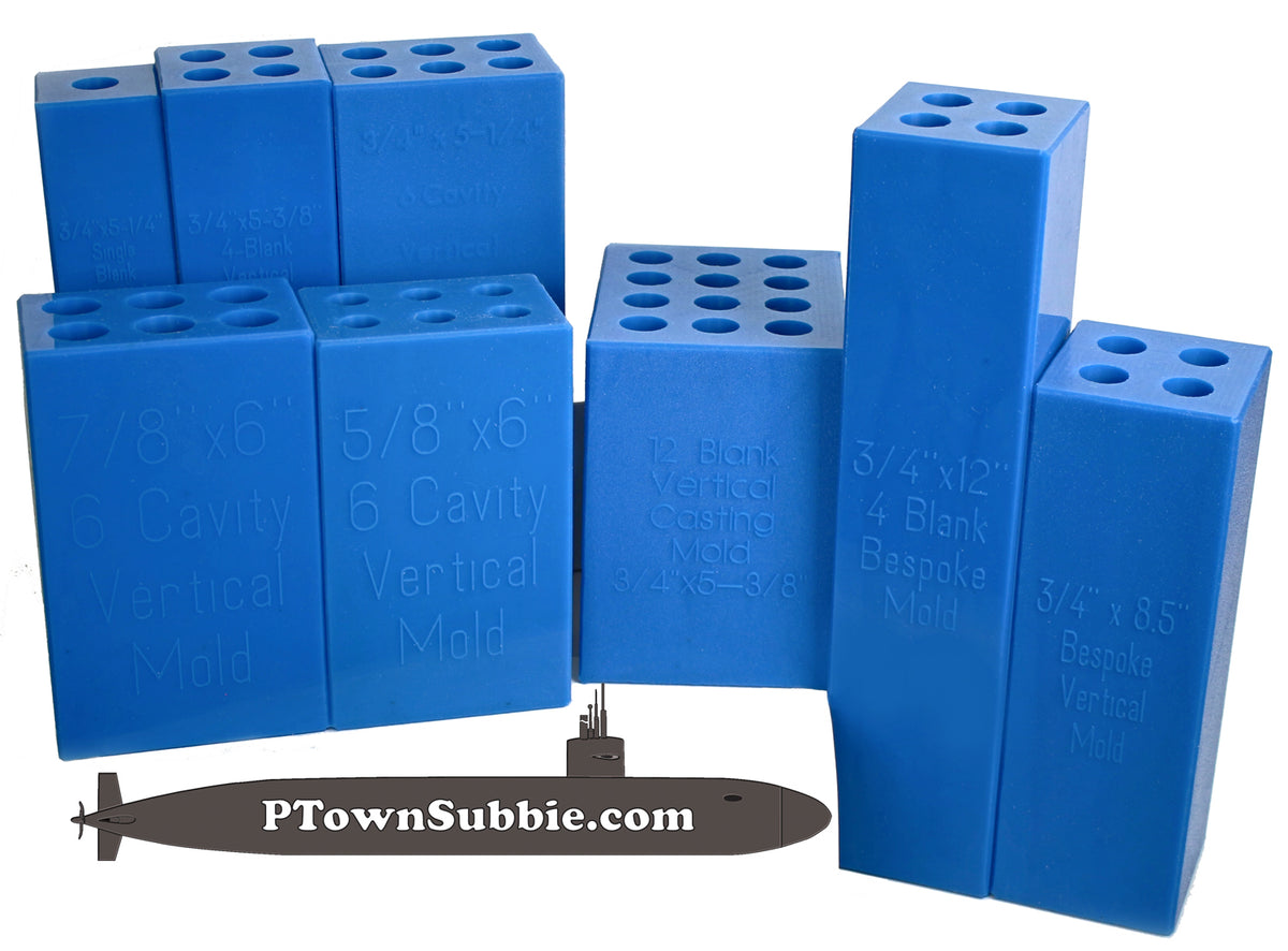 4 Square Blank Horizontal Silicone Mold - 7/8 x 5-1/4 x 7/8 each —  Wissen Design Inc - PTownSubbie