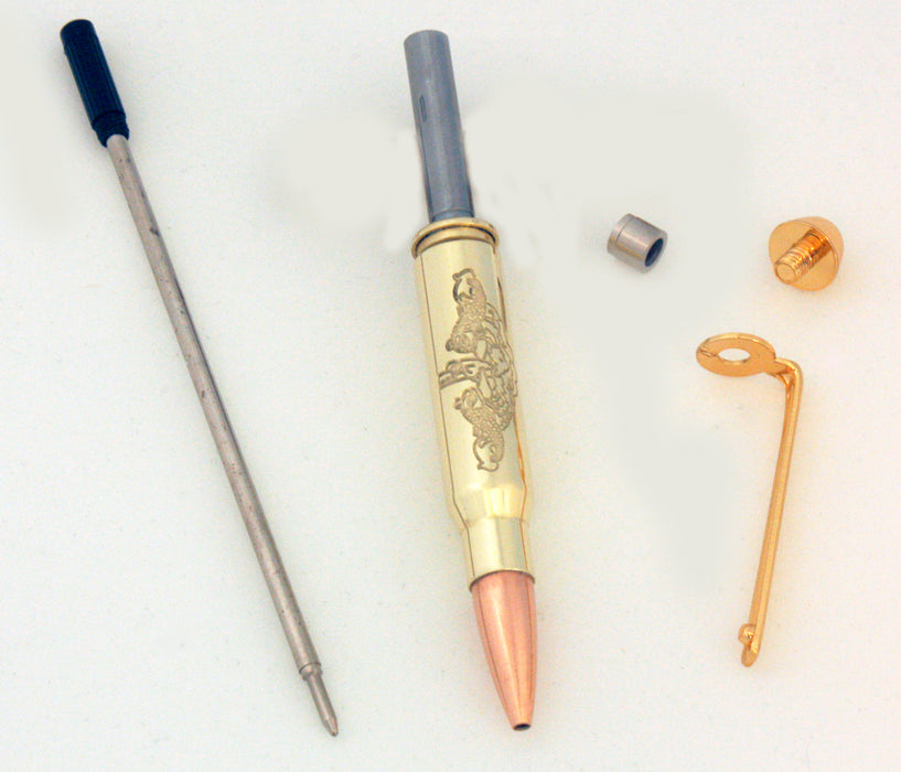 CNC Navy Dolphins Pen Kits