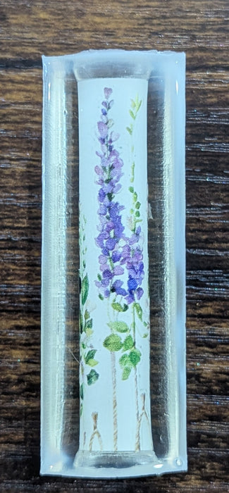 Sierra Flowers Clear Cast Pen Blank 10
