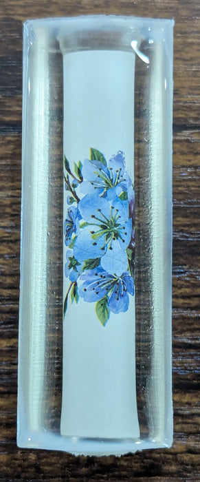 Sierra Flowers Clear Cast Pen Blank 12
