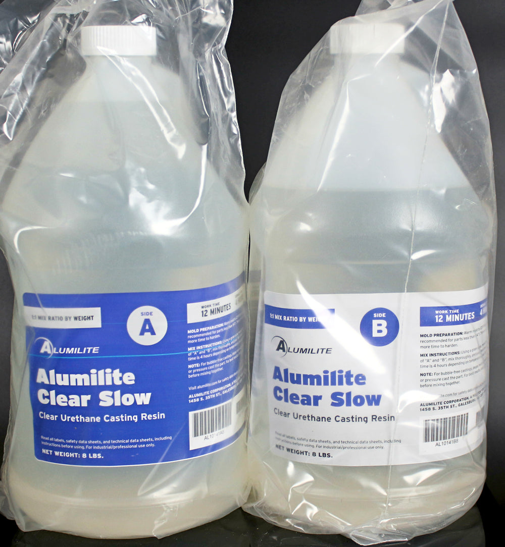 Alumilite Clear Slow Urethane Resin - 16 Pound Kit — Wissen Design Inc -  PTownSubbie