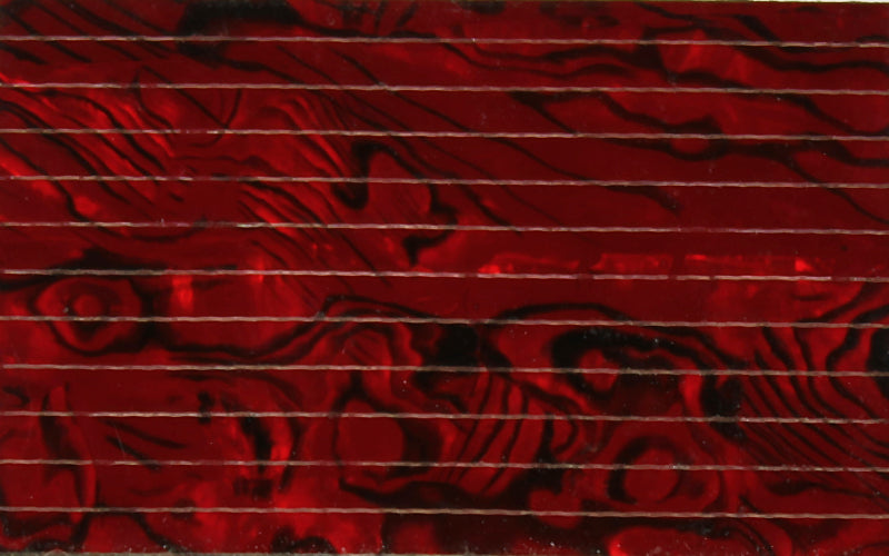 Red Sierra Paua Abalone Pen Blank